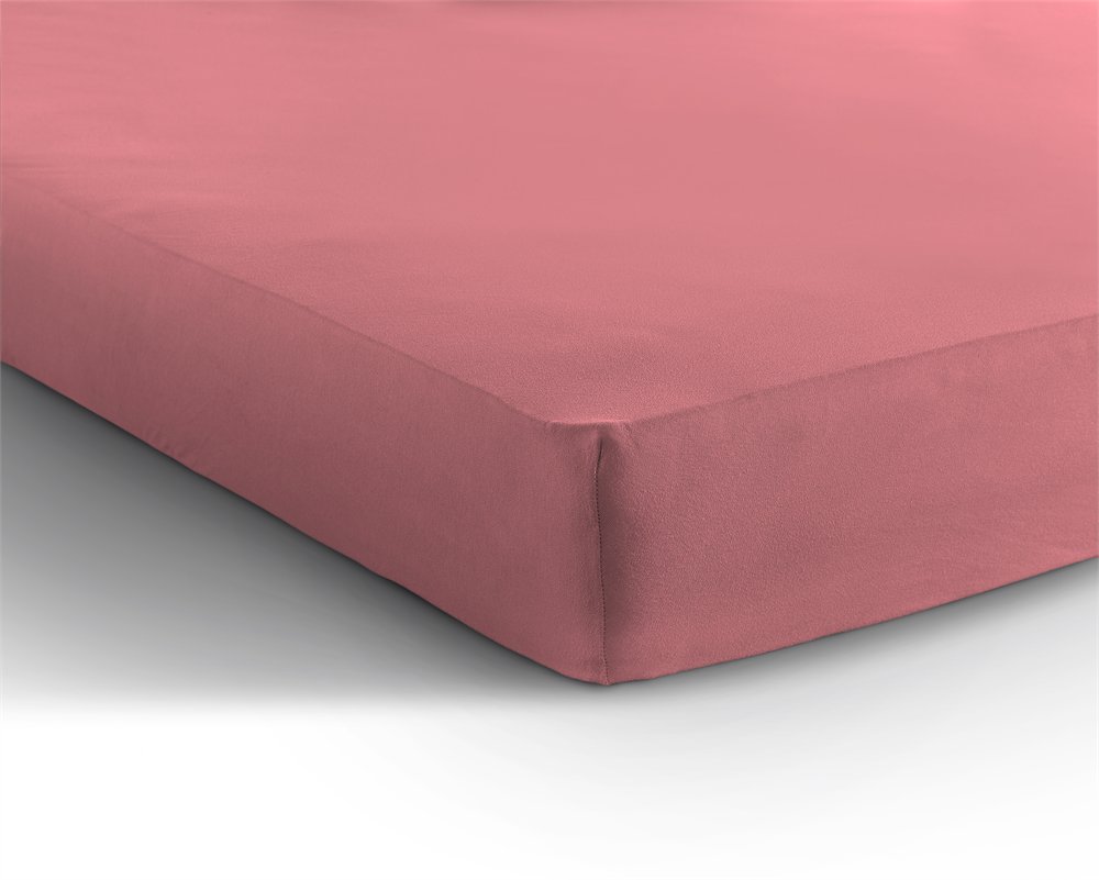 80/90/100X200 Prześcieradło Na Gumce Jersey 135G. K. Różowy
