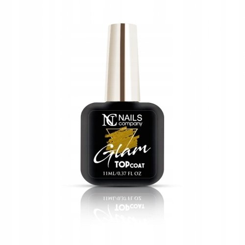 Nails Company glam top coat gold 11ml nabłyszcza