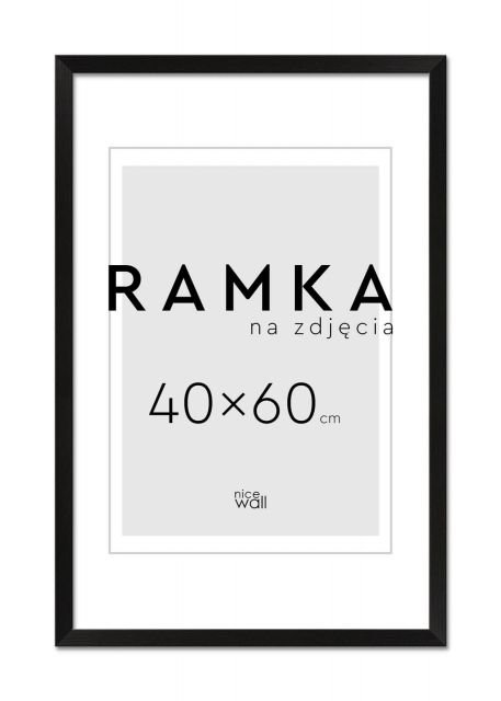 Ramka na zdjęcia 40x60 cm Czarna
