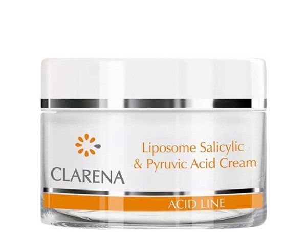 Clarena Liposome Salycilic & Pyruvic Acid Cream Krem przeciwtrądzikowy z kwasem pirogronowym i salicylowym 50ml