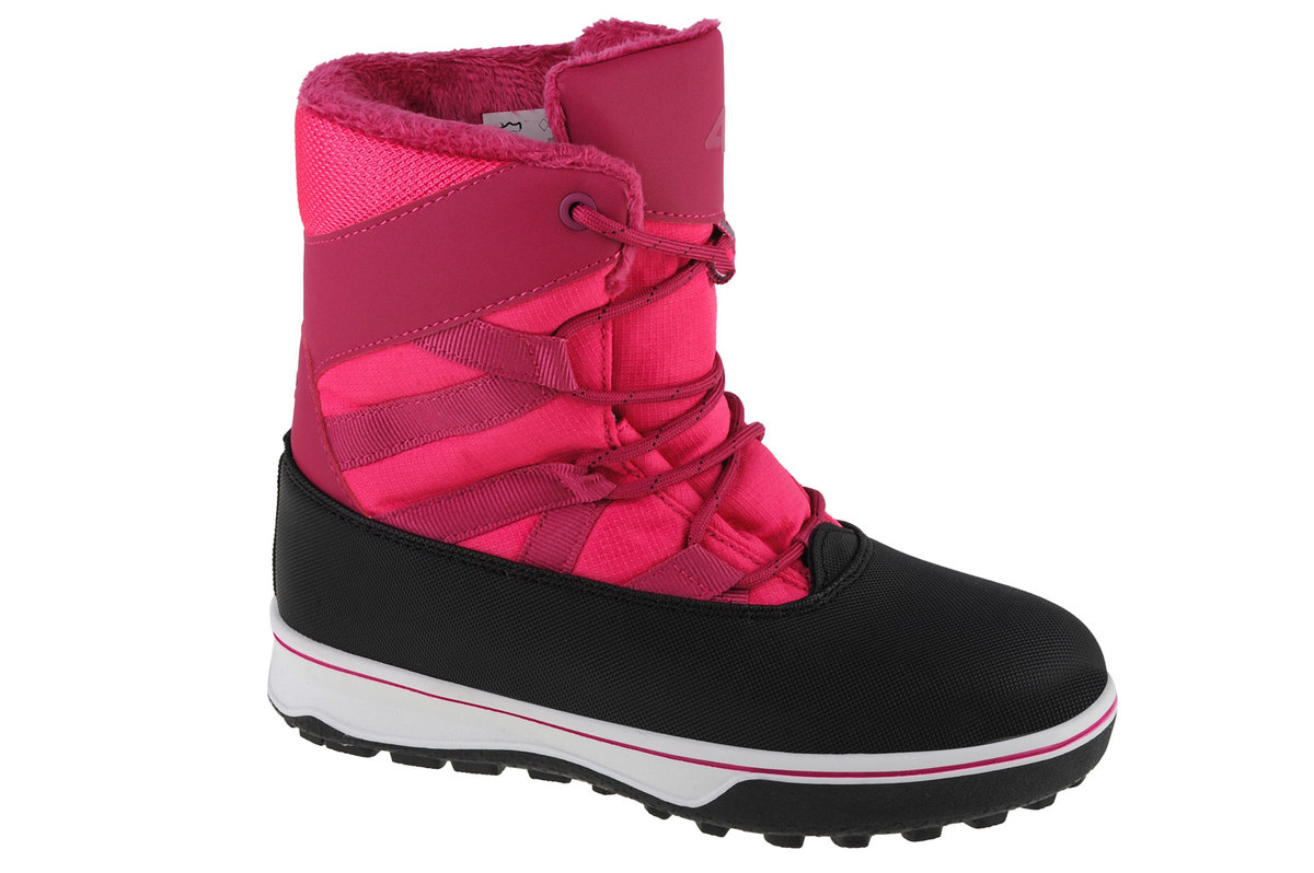 4F Kids Snow Boots 4FJAW22FSBSF005-54S, dla dziewczynki, śniegowce, Różowy