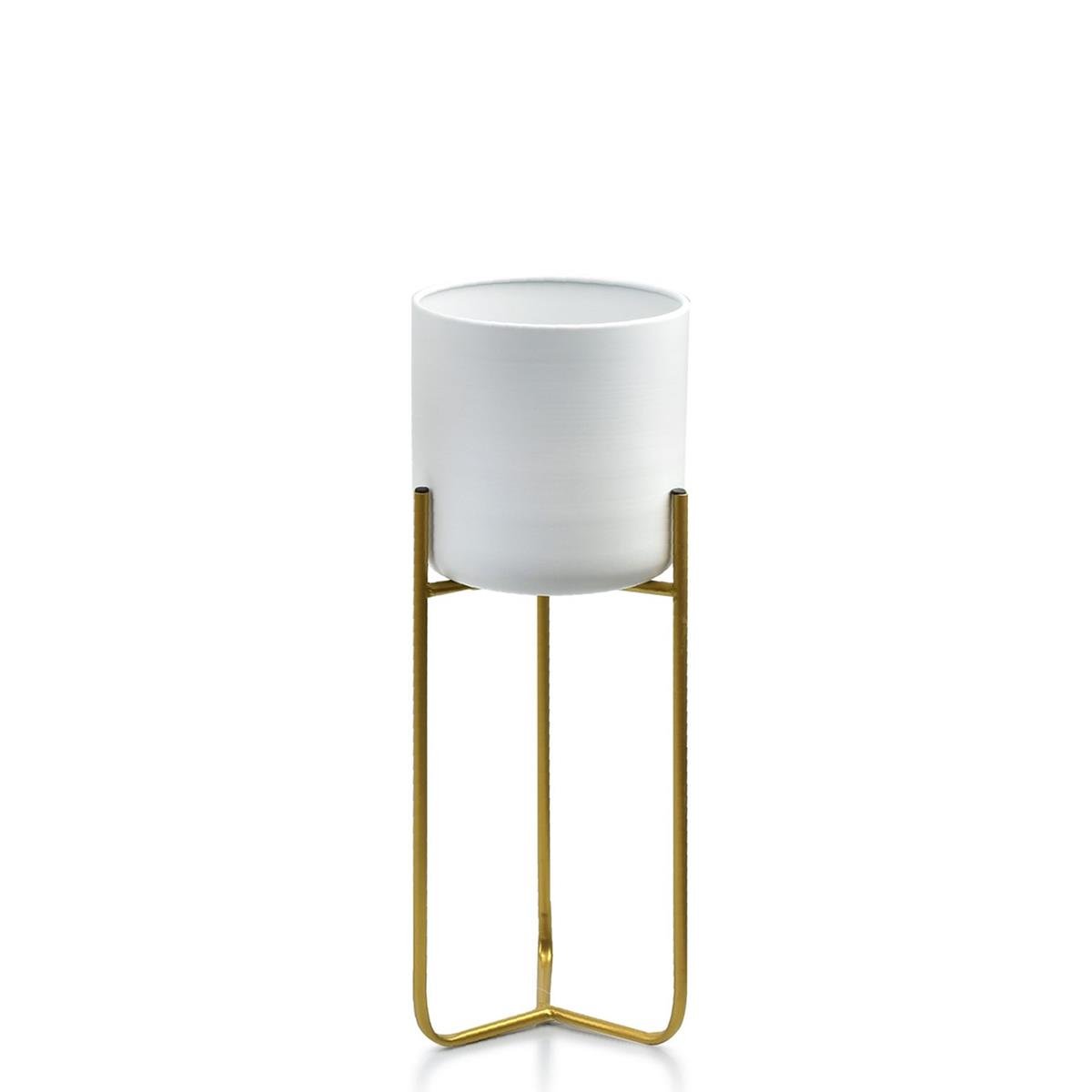 Kwietnik z osłonką Swen White 55 cm