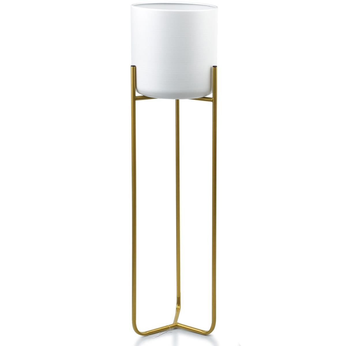 Kwietnik z osłonką Swen White 77 cm