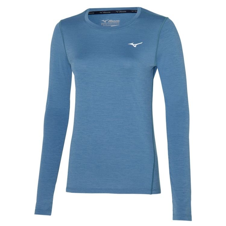 Bluza Damska Mizuno Impulse Core Ls Tee | Copen Blue