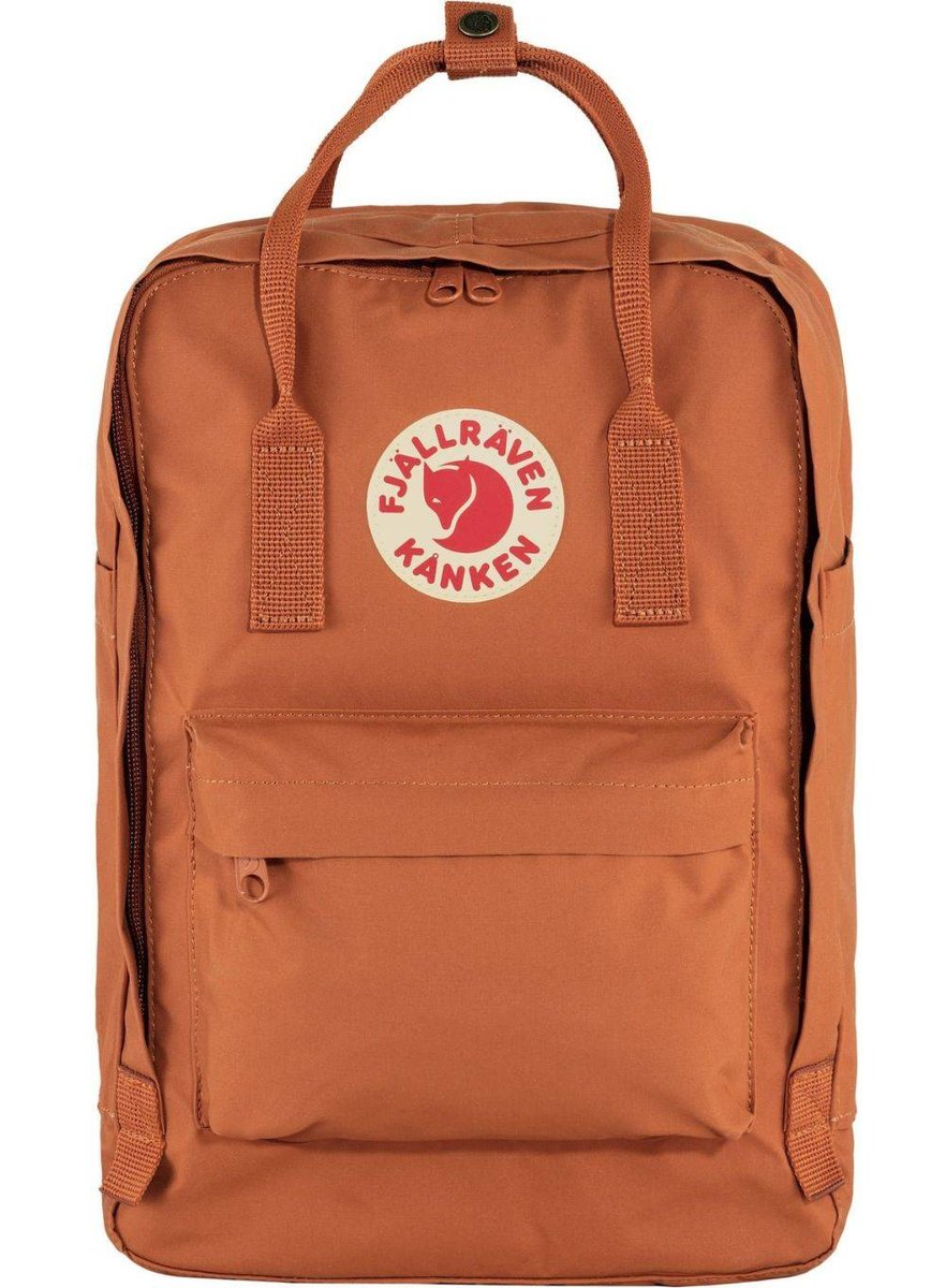 Fjällräven 23524 Kånken Plecak sportowy na laptopa 15 cali, uniseks – terakota brązowa (Terracotta Brown), Taglia unica, sportowy, Terakota brązowy, Einheitsgröße, Sportowy