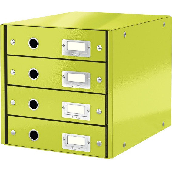 Leitz 60480001 zestaw szuflad Click i Store WOW, szary karton, fioletowy 60490064