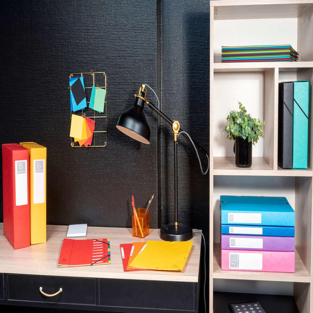 Exacompta Teczki Na Dokumenty A4, 40 Mm, Preszpan Z Połyskiem, 8 Szt.