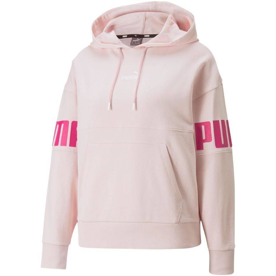 Bluza Damska Puma Power Colorblock Hoodie Tr Różowa 847125 16-L