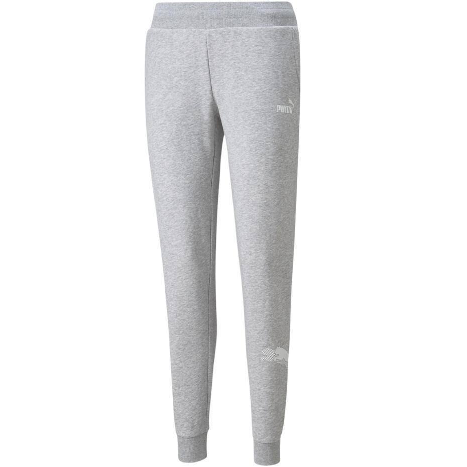 Spodnie Damskie Puma Power Graphic Pants Szare 847115 04-2Xl