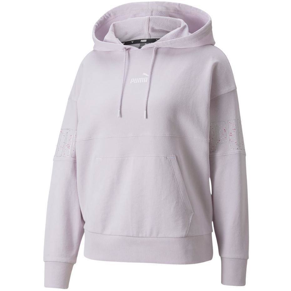 Bluza Damska Puma Power Colorblock Stardust Hoo Fioletowa 848828 73-Xl