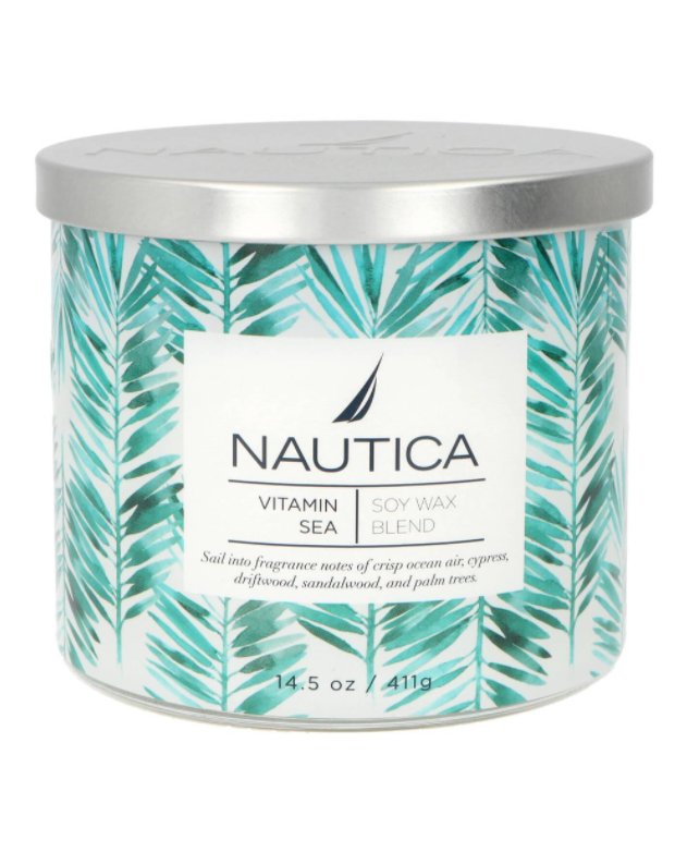 Wax Nautica Nautica Vitamin Sea Soy Blend Candle 411g 108534-uniw