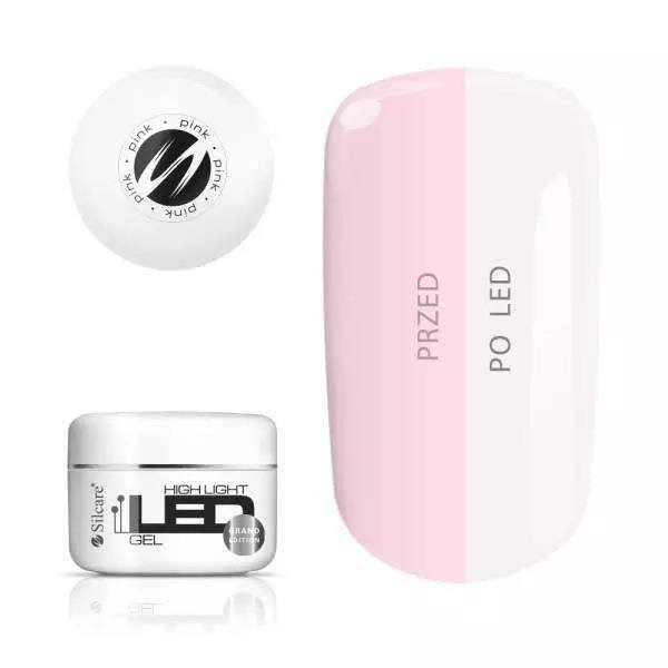 Silcare Żel Budujący High Light Led Pink 100g