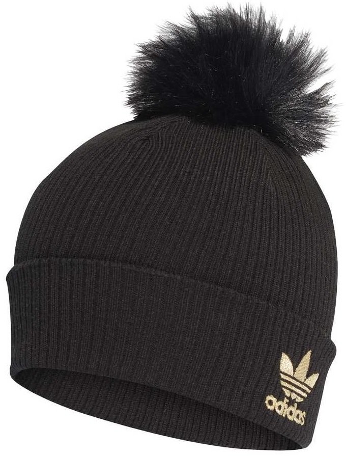 Czapka Zimowa Adidas Czarna Złota Ciepła H35531