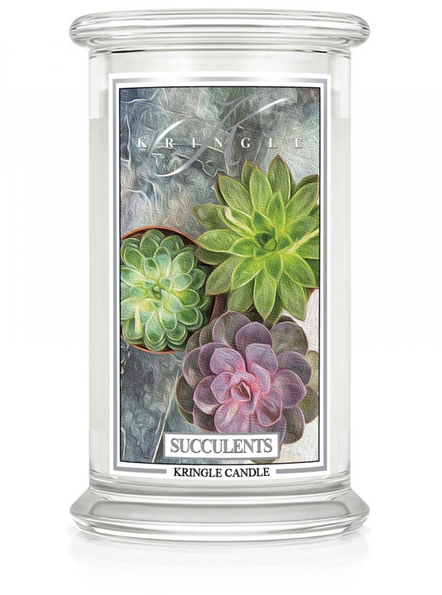 Kringle Candle Large Jar Succulents - świeca zapachowa 624 g