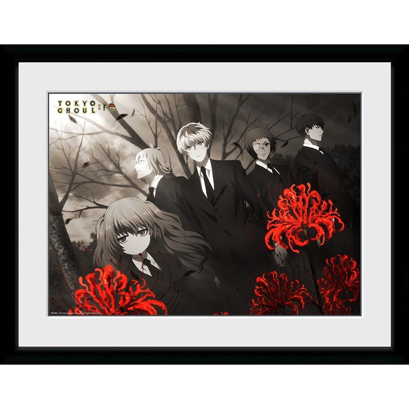 Plakat W Ramie Tokyo Ghoul: Re - Red Flowers 30 X 40 Cm