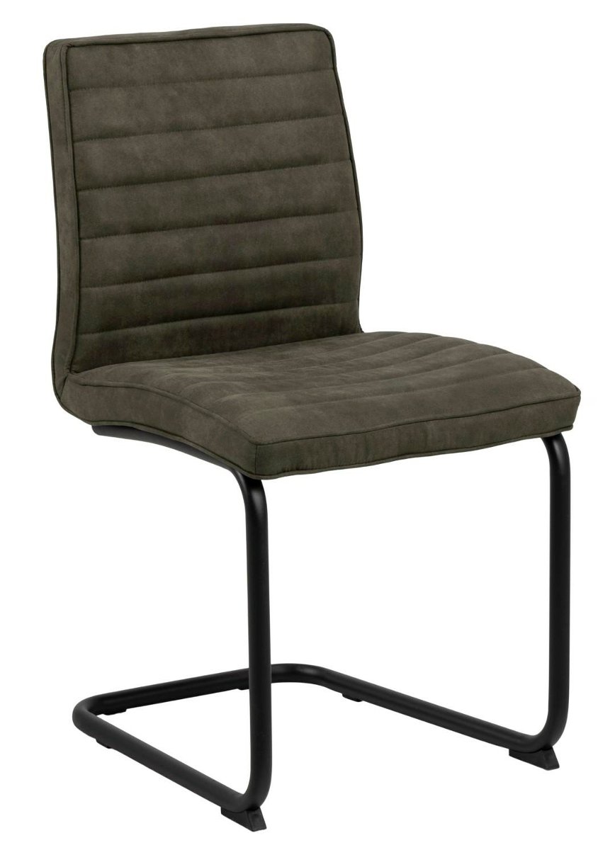 Ciemnozielone krzesło do jadalni Actona Zola