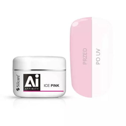 Silcare slay Żel Affinity Ice Pink różowy 100g Uv
