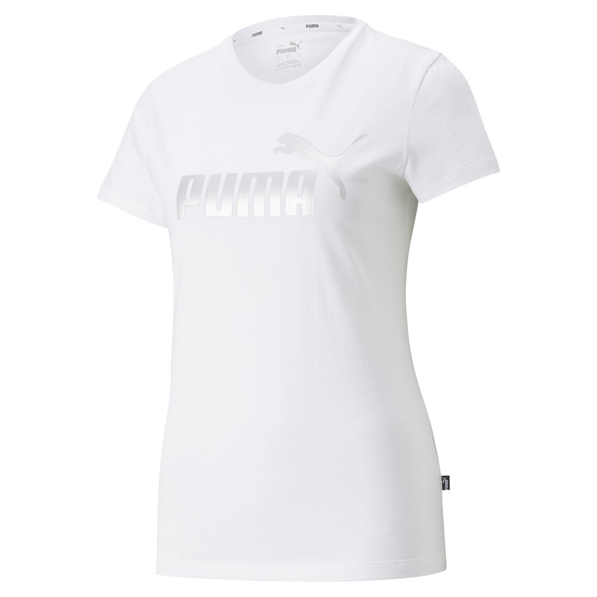 Puma Koszulka Damska T-Shirt Ess Metallic Logo Tee Biała 848303 02 Xs