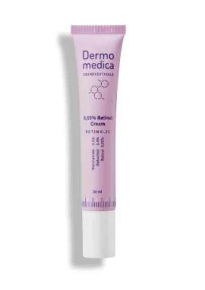 Фото - Крем і лосьйон DERMOMEDICA 0,05 Retinal Cream krem przeciwstarzeniowy z retinalem - 30 ml