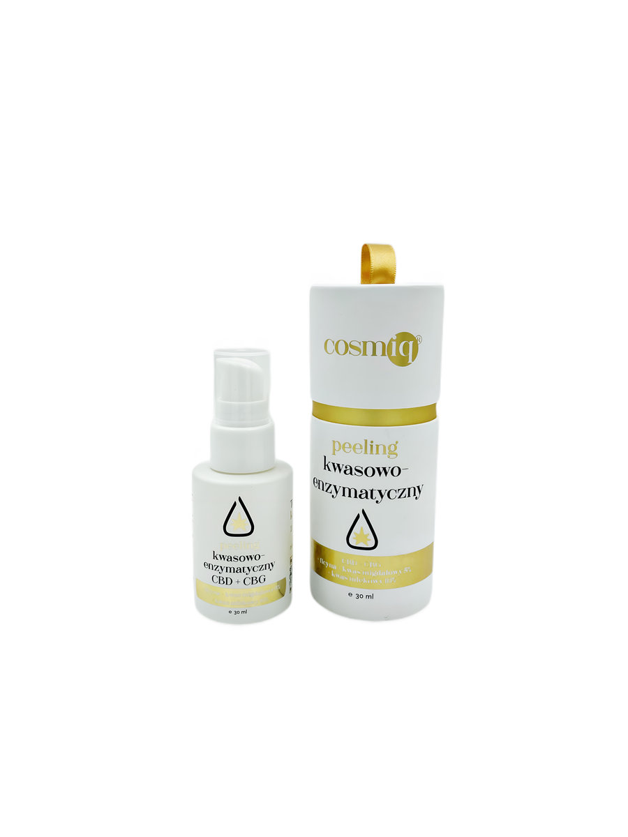 Cosmiq Peeling kwasowo-enzymatyczny CBD+CBG 30.0 ml
