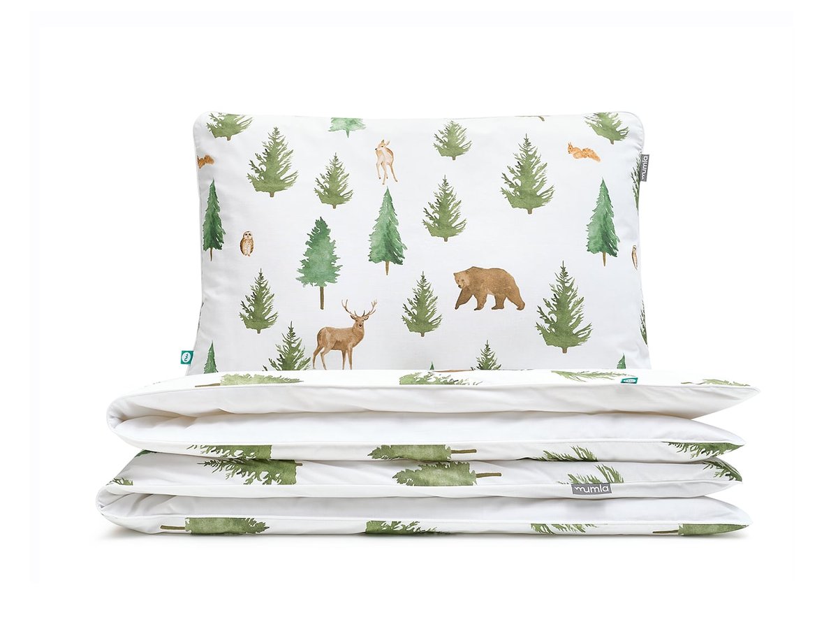 Pościel Dziki Las 160X200 cm + 2X 80X70 cm - Mumla