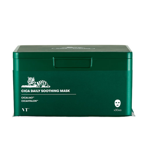 Vt Cosmetics, Cica Daily Soothing, Maska do twarzy, 30 szt.