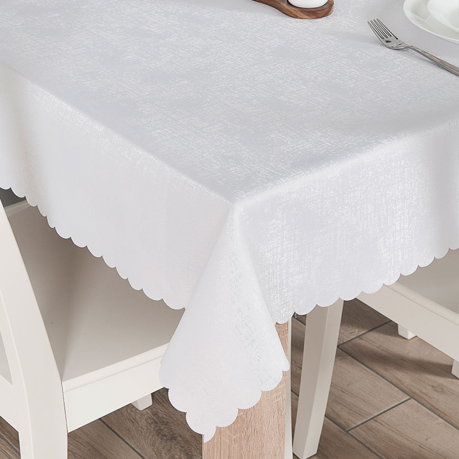 Markizeta Pela Obrus wodoodporny 140x180 kolor biały 001 TORENA/206/C01/140180/1