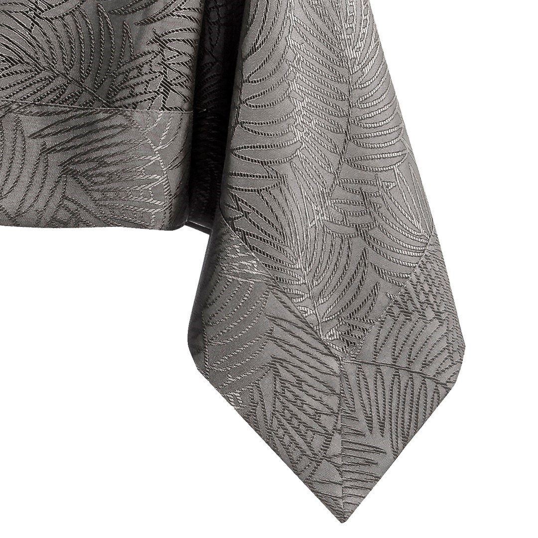 Obrus Gaia Brązowy Tłoczony Roślinny 40x140 AmeliaHome - TCLOTH/AH/GAIA/BRD/COCOA/40X140