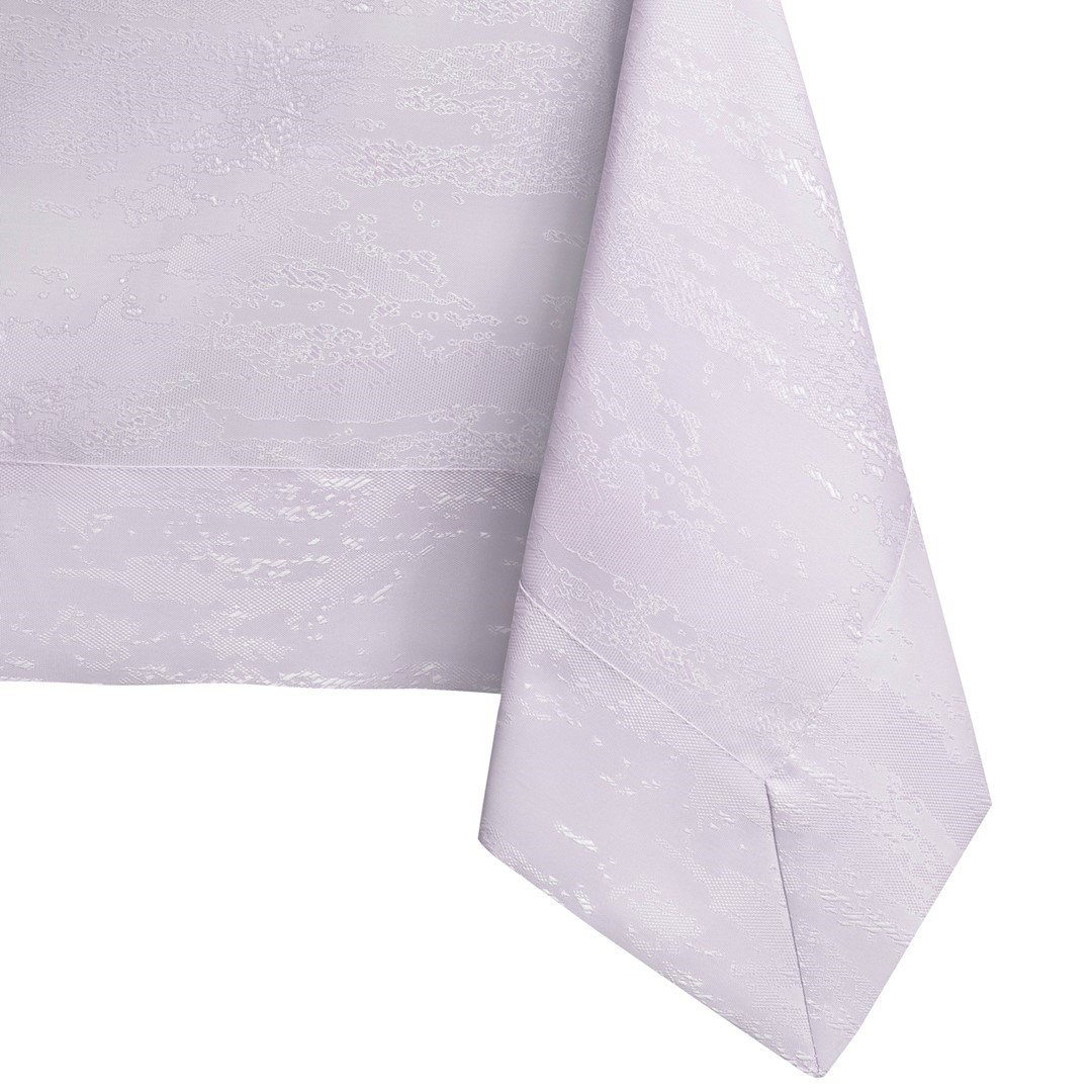 Obrus Vesta Liliowy Tłoczony Nowoczesny 40x300 AmeliaHome - TCLOTH/AH/VESTA/BRD/LILA/40X300
