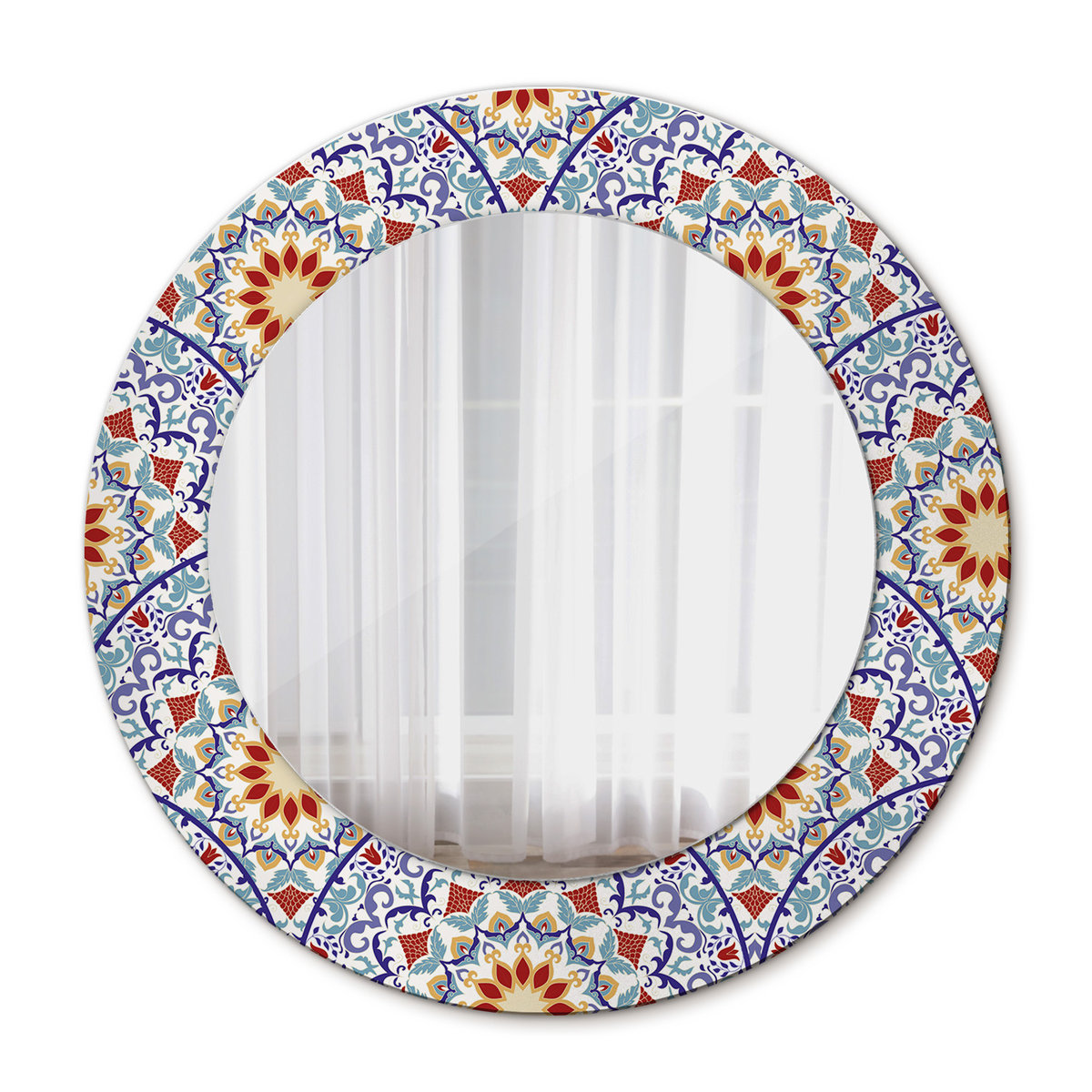 Piękne Lustro Orientalna kompozycja 50cm