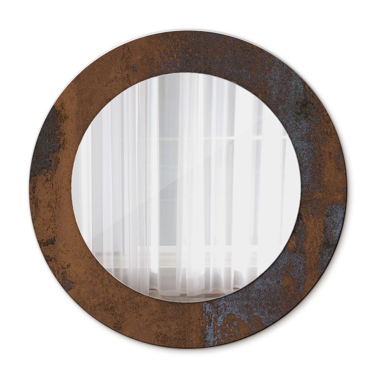 Lustro Wiszące Metaliczny rustykalny 50cm