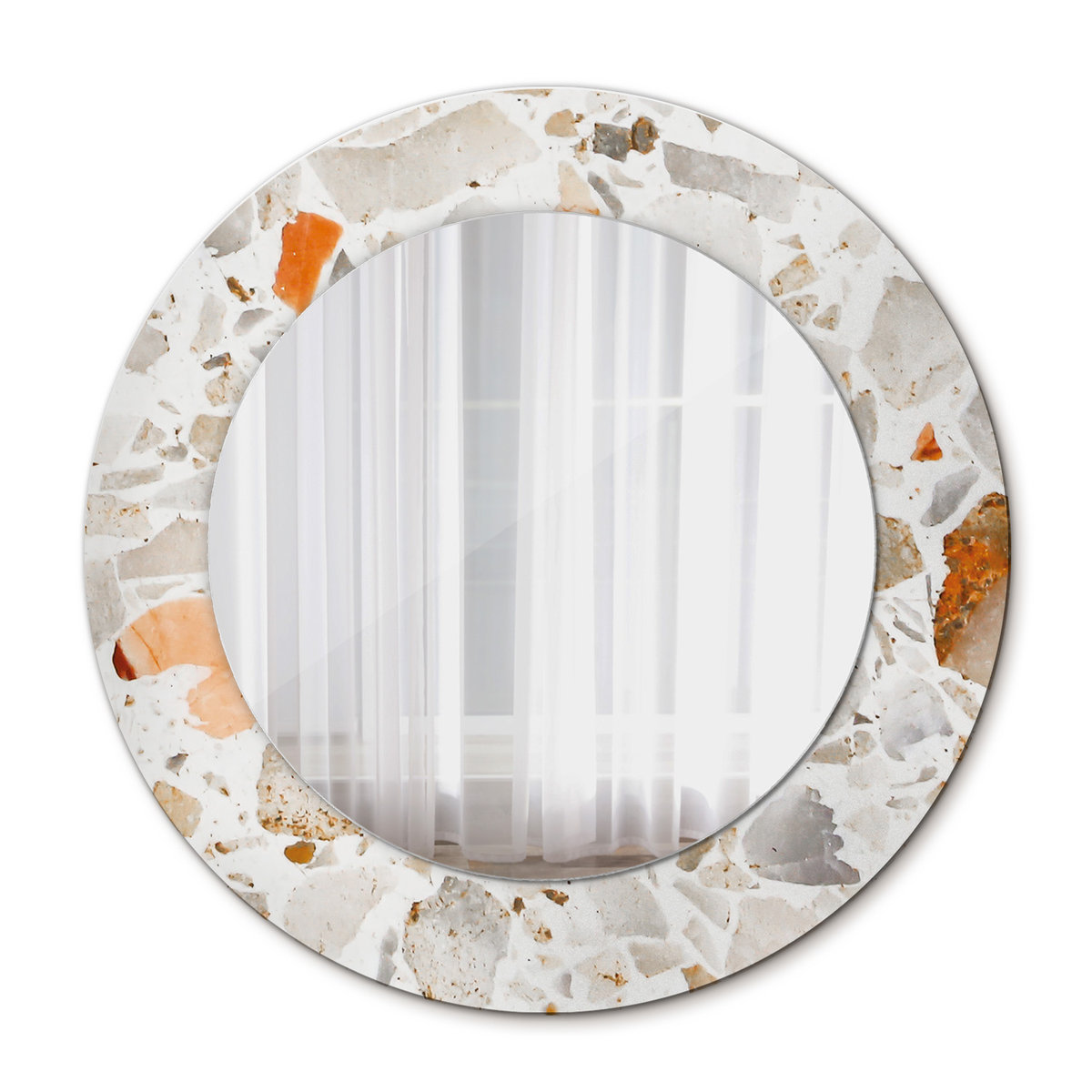 Lustro do Łazienki Glamour Styl lastryko 50cm