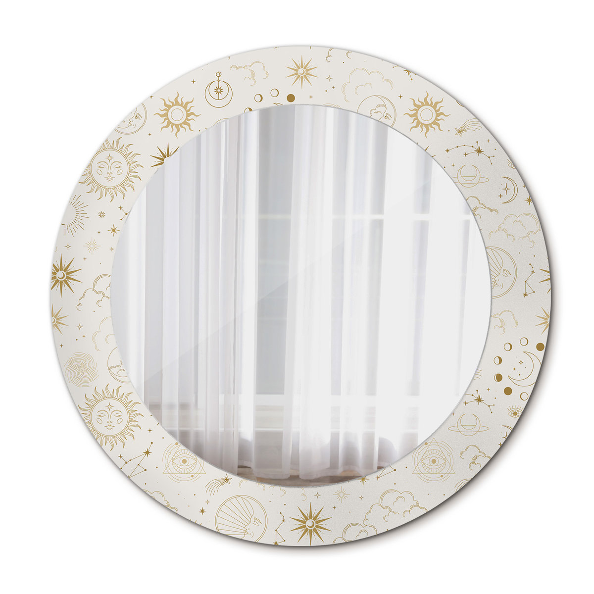 Lustro Ścienne Mistyczny wzór 60cm