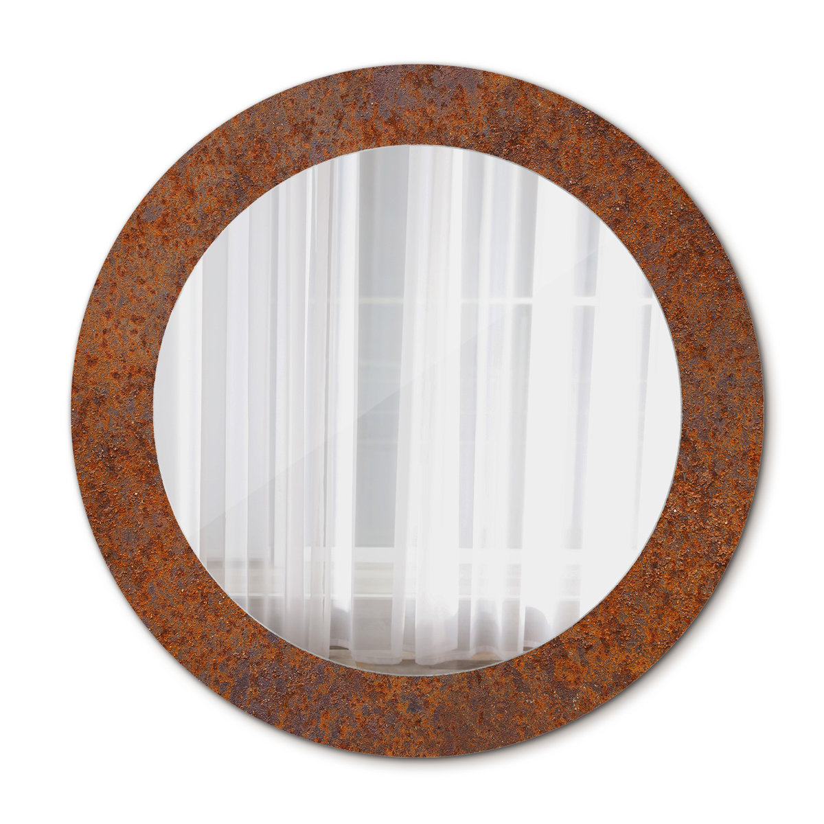 Lustro do Makijażu Wiszące Zardzewiały metal 60cm