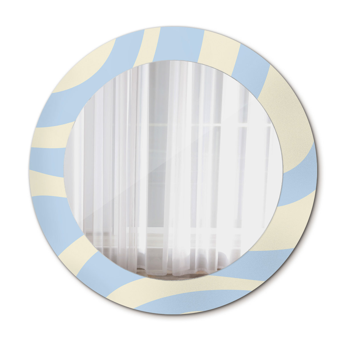 Nowoczesne Lustro Abstrakcyjny kształt 60cm