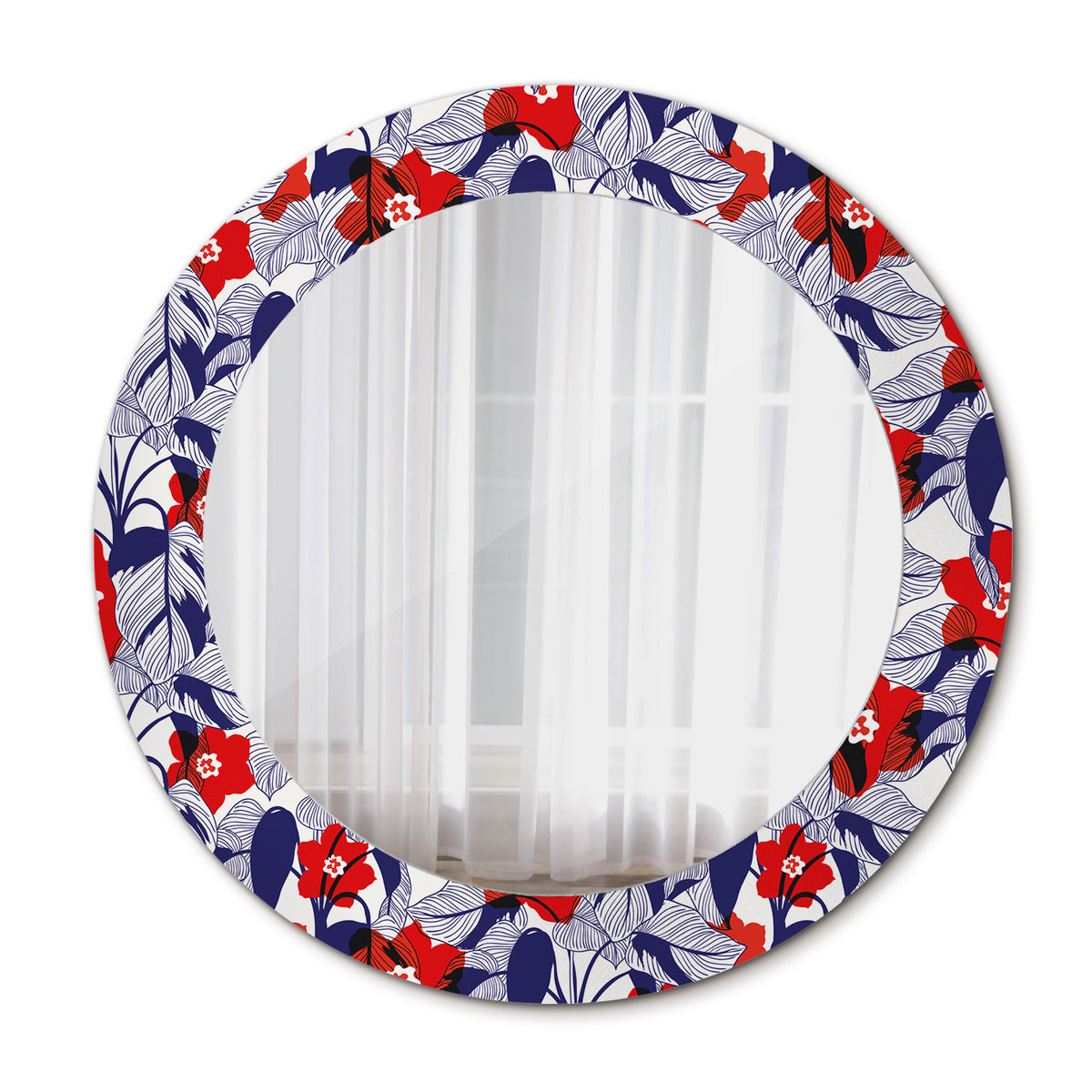Lustro Ścienne Filodendrony 60cm