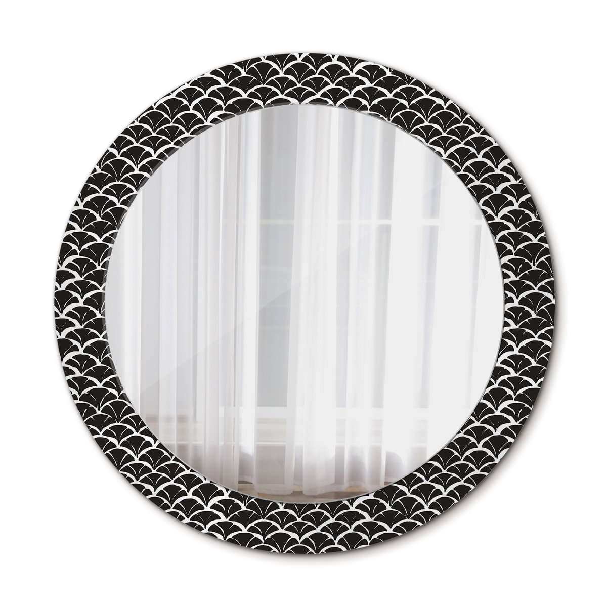 Lustro do Wizażu Ścienne Orientalne łuski 70cm