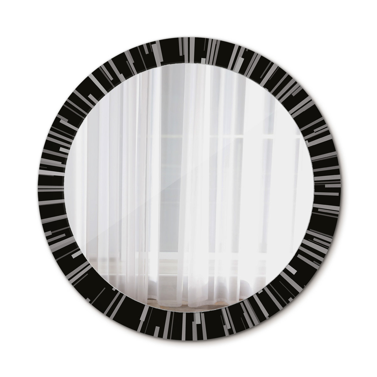 Nowoczesne Lustro Promienista kompozycja 80cm