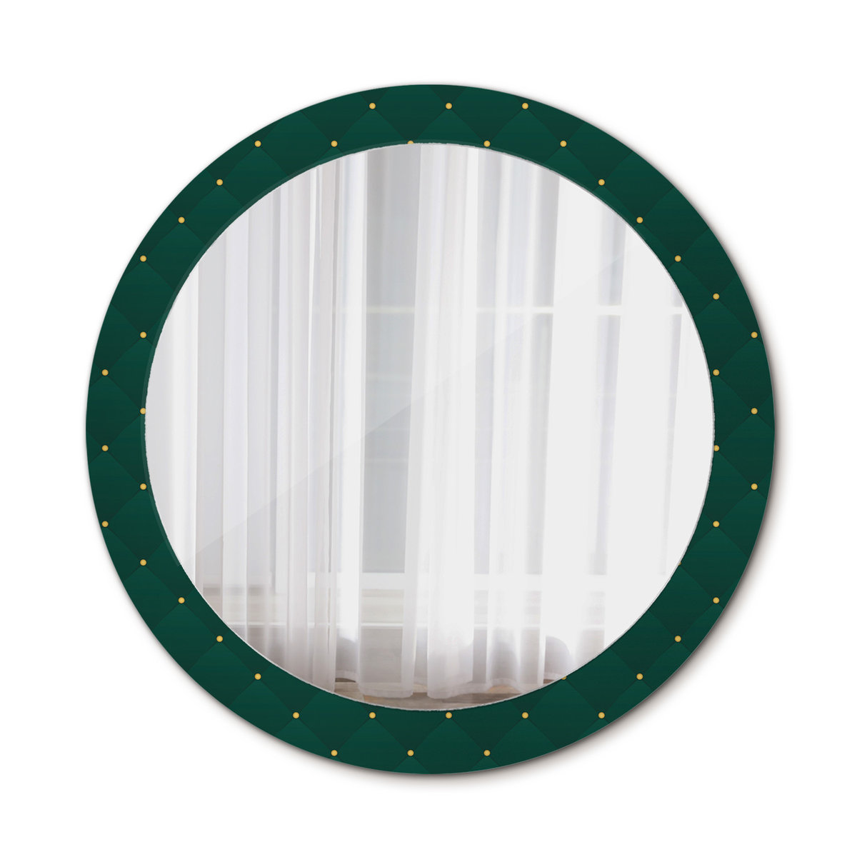 Nowoczesne Lustro Pikowany wzór 80cm