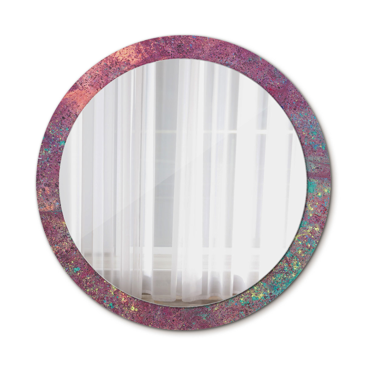 Lustro do Łazienki w Ramie Festiwal kolorów 90cm