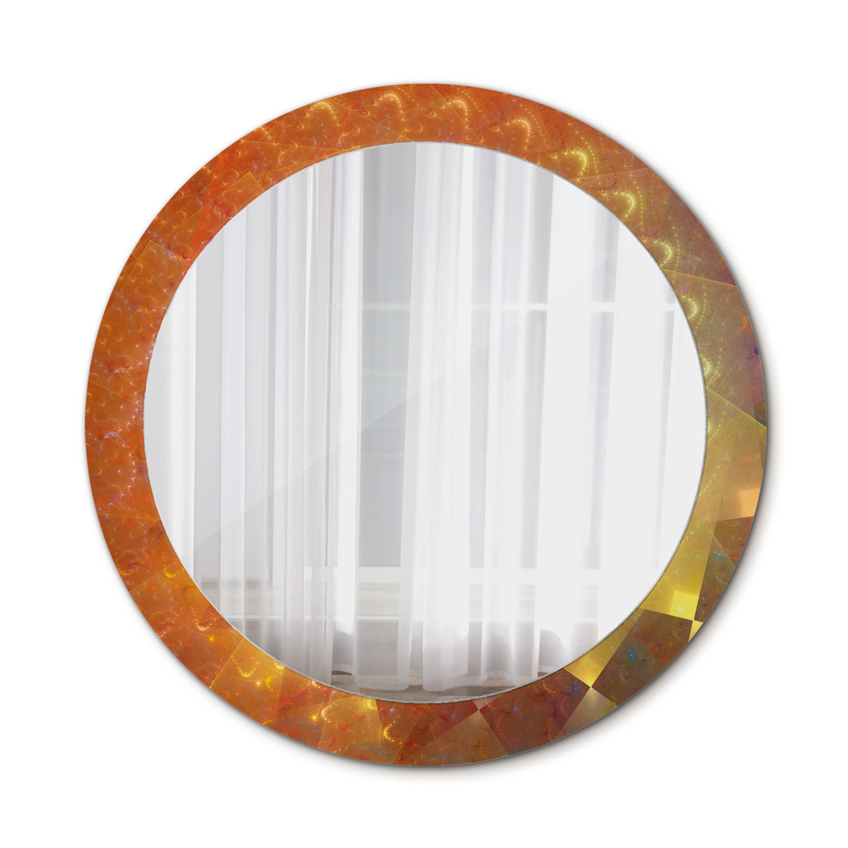 Lustro Ścienne Łazienka Spirala abstrakcja 80cm