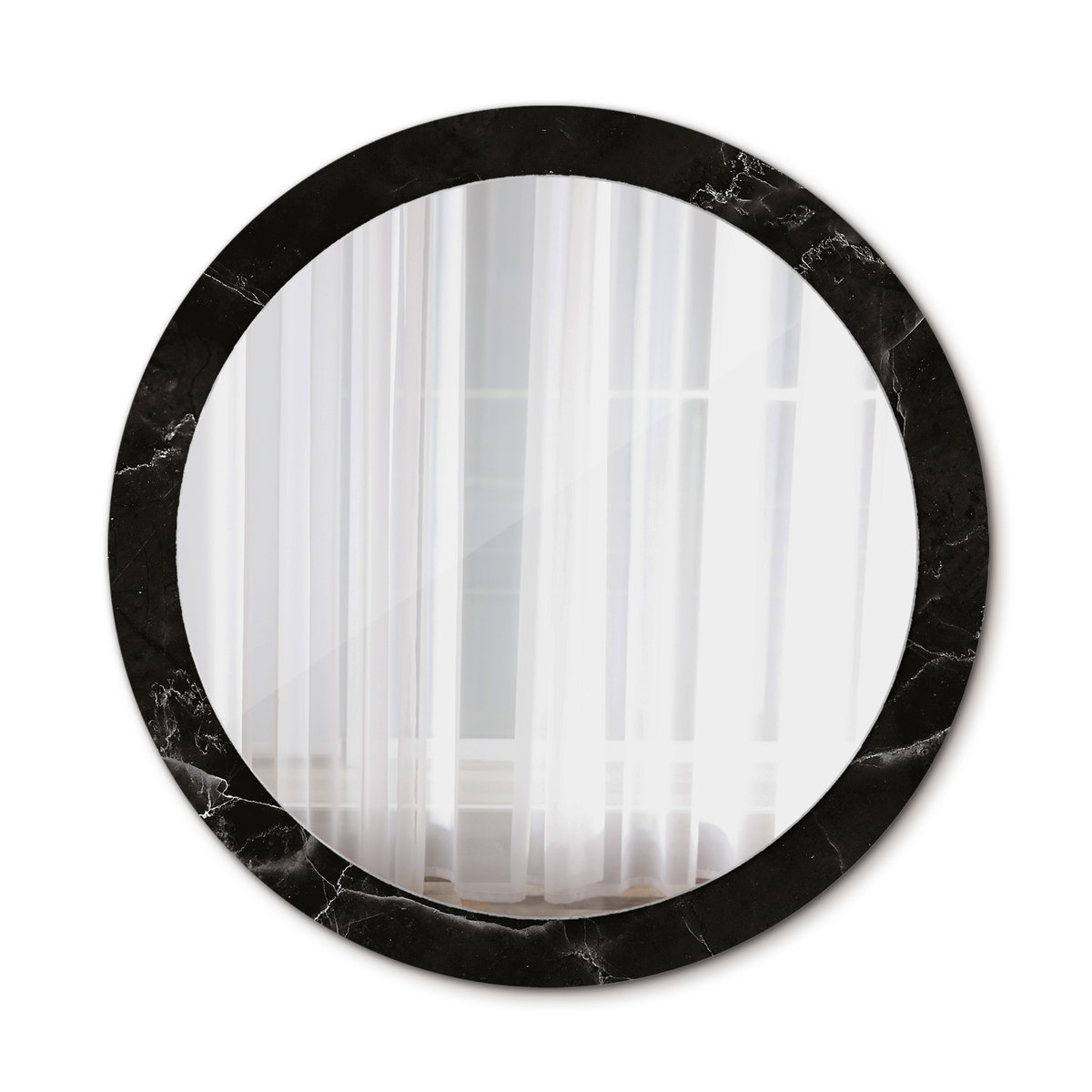 Lustro Wiszące do Łazienki Kamień marmurowy 90cm