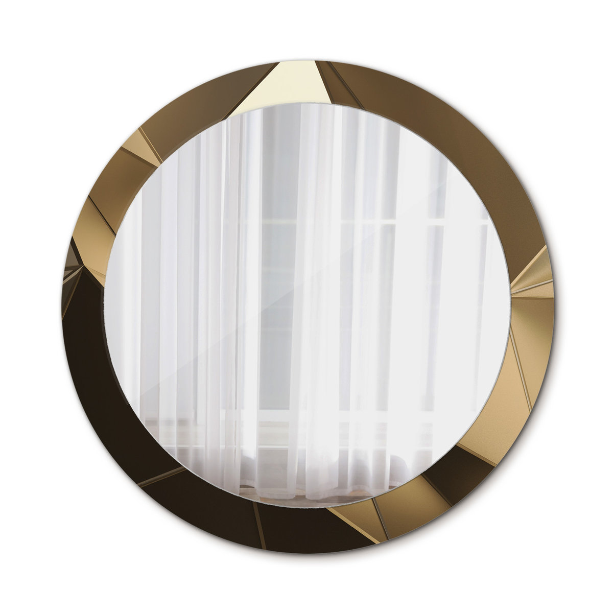 Nowoczesne Lustro Nowoczesna abstrakcja 80cm