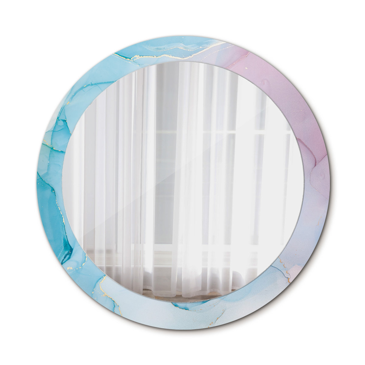 Nowoczesne Lustro Marmurowy styl 80cm