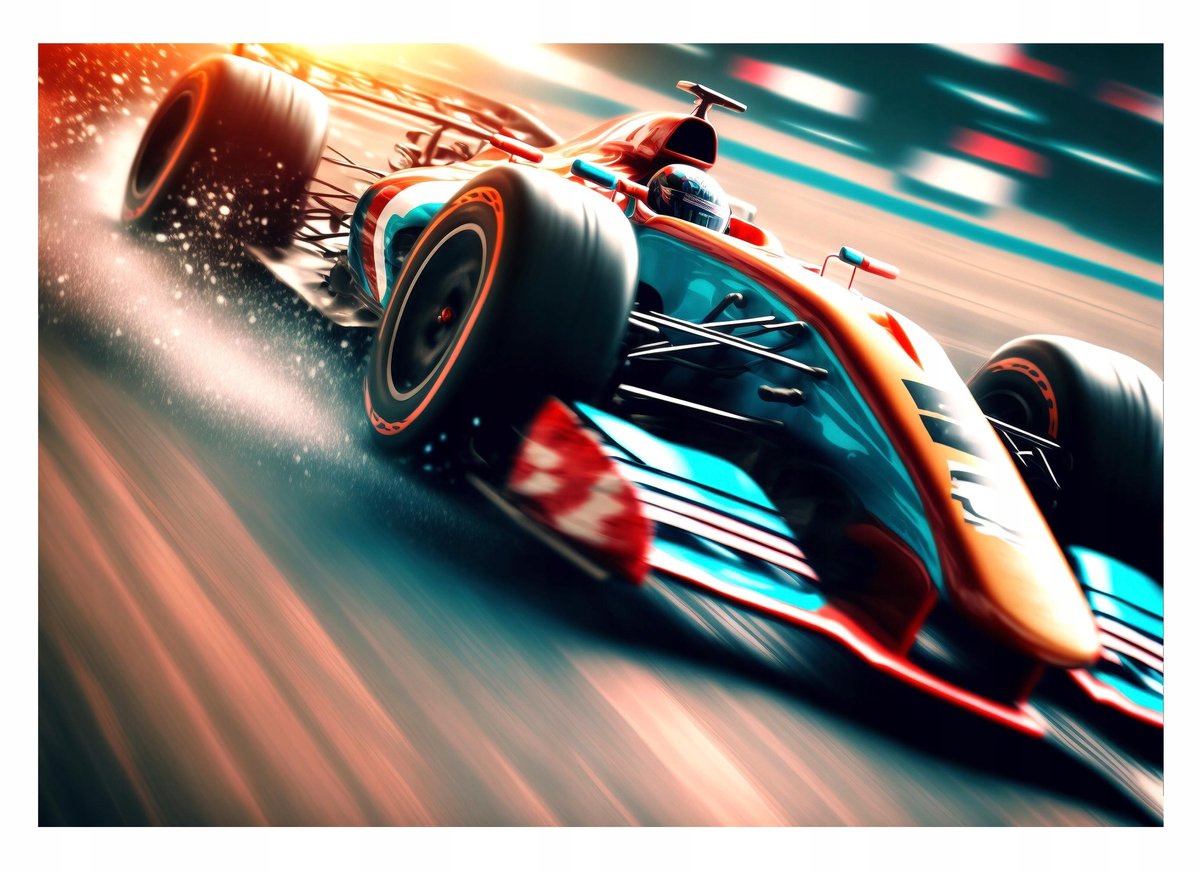 Fototapeta Auto Sportowe 3D Dla Dzieci 368X254