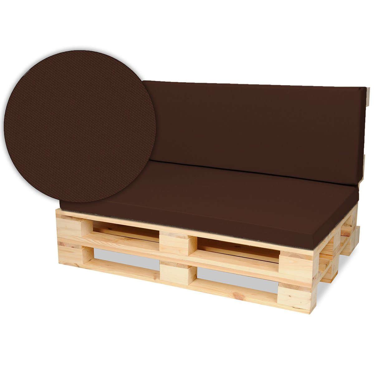 Zestaw Poduszek Na Meble Z Palet Palety Brąz