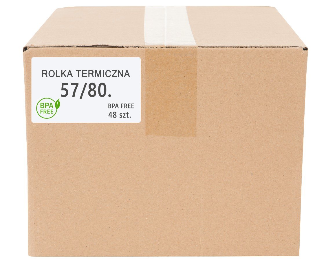 Rolki termiczne 57x80 (1 KARTON 48 SZT)