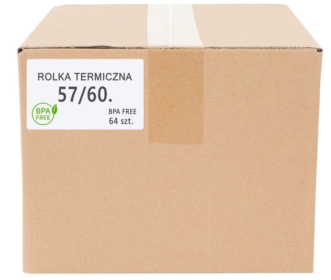 Rolki termiczne 57x60 (1 KARTON 64 SZT)