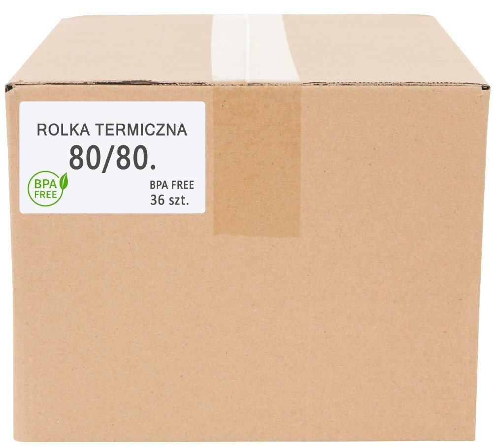 Rolki termiczne 80x80 (1 KARTON 36 SZT)
