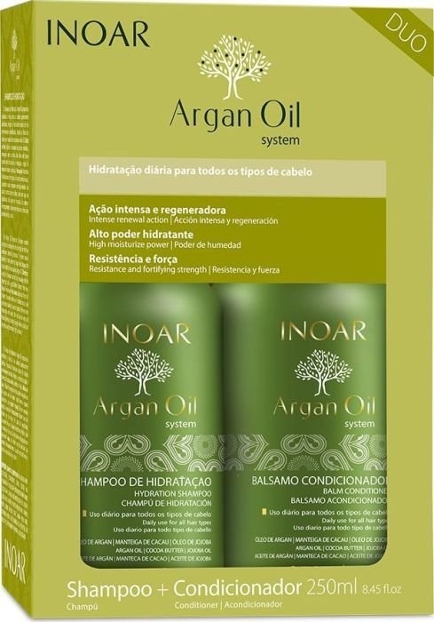 Inoar Professional inoar Professional  Argan Oil Shampoo & Conditioner  250 ML/8.45oz by inoar Professional 105